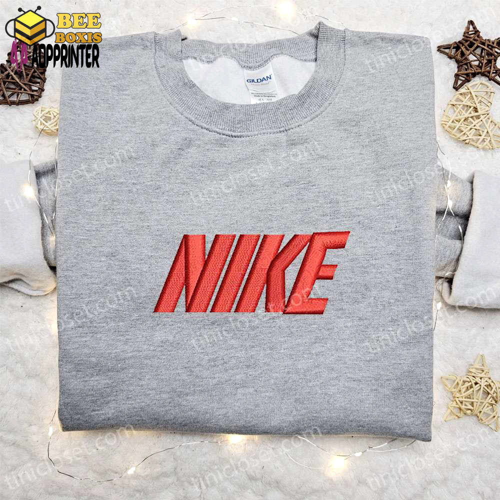 Stylish vintage nike embroidered shirt sweatshirt and custom hoodie – uniquely nike inspired apparel