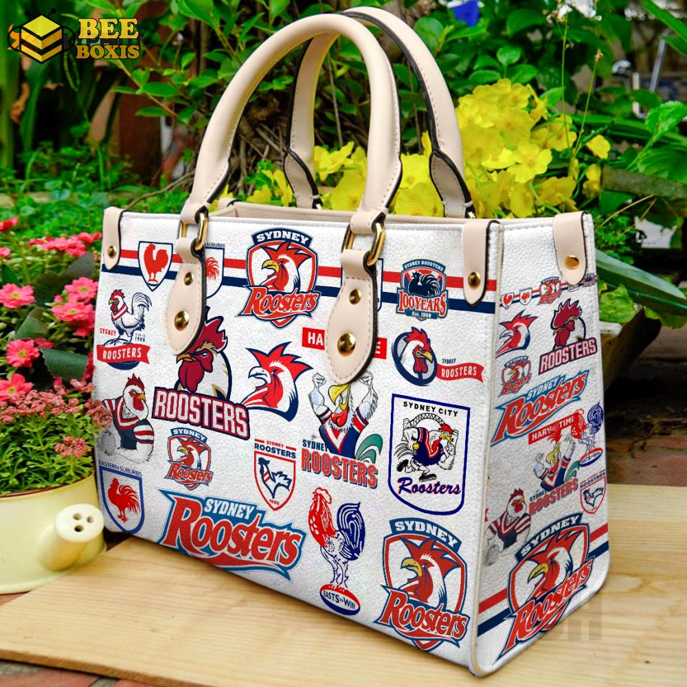 Sydney roosters leather handbag for women gift