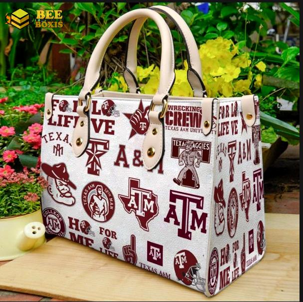 Texas a&m aggies leather handbag 2