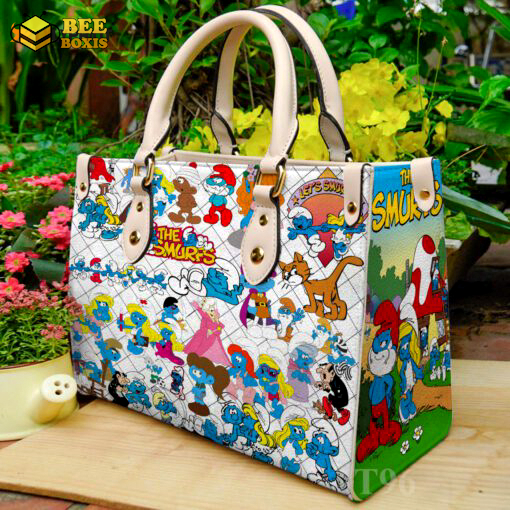 The smurfs leather handbag 2