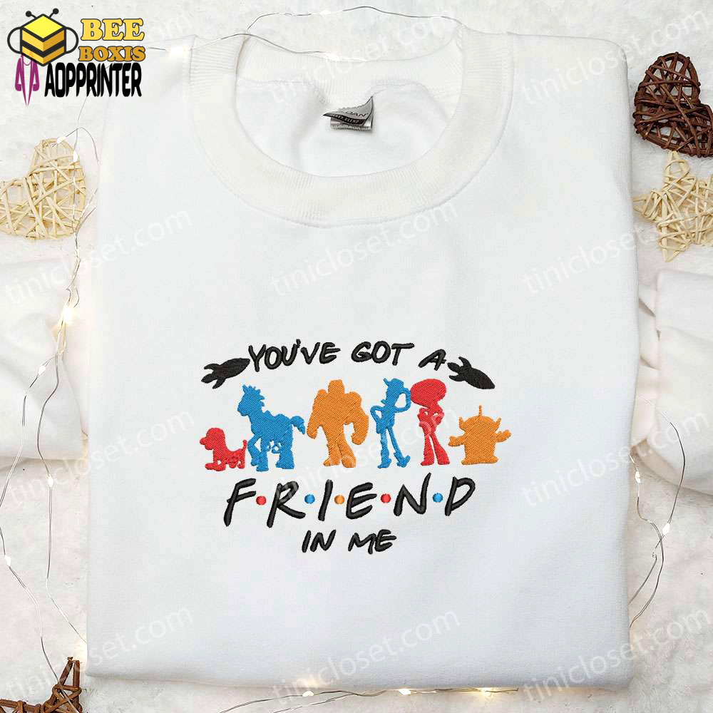 Toy story embroidered shirt & hoodie: perfect friend gift!