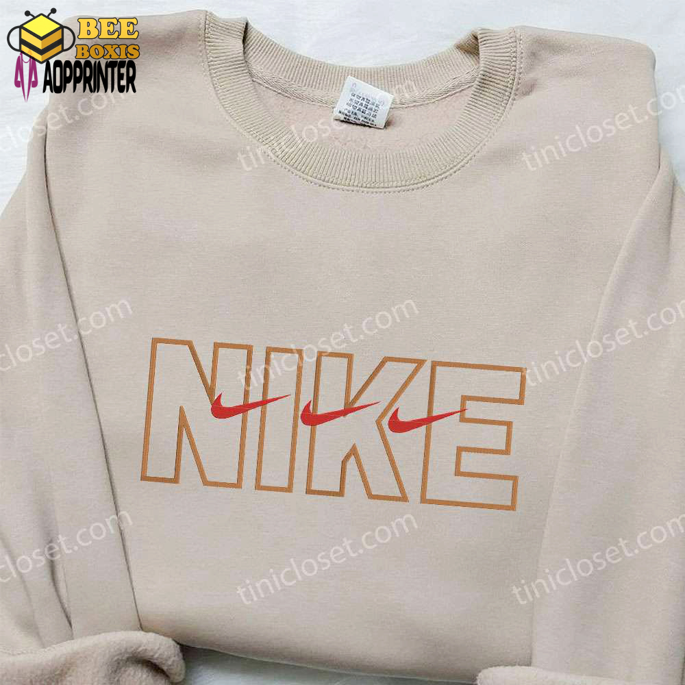 Triple outline x nike: embroidered hoodie & shirt – best birthday gift ideas