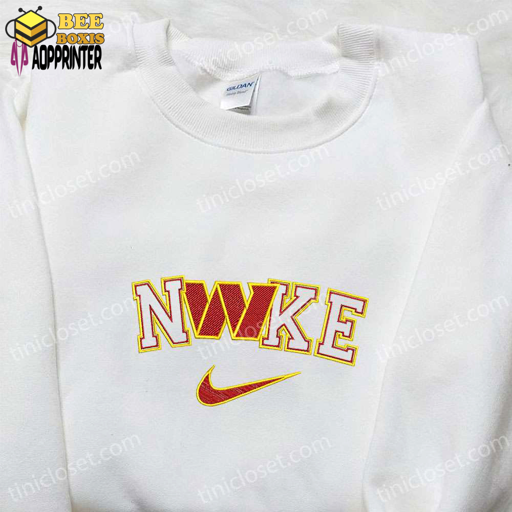 Washington commanders x nike embroidered shirt & hoodie: best nfl fandom gift ideas