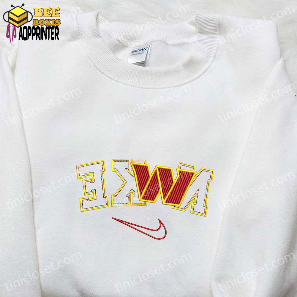 Washington commanders x nike reverse embroidered shirt & nfl sports hoodie – perfect fandom gift ideas