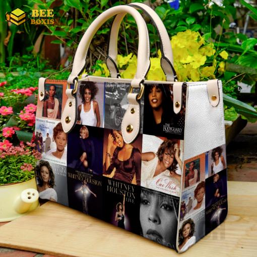 Whitney houston leather handbag gift for women