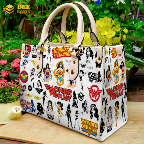 Wonder woman leather handbag for women gift