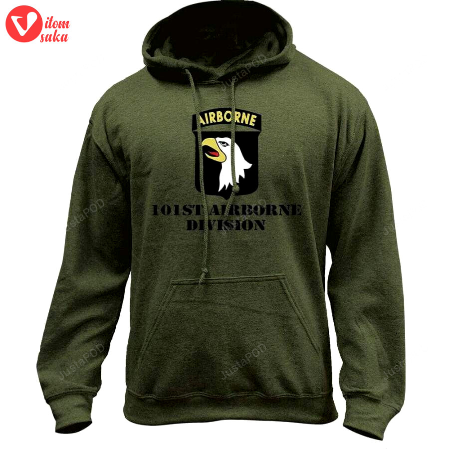 101 airborne infantry logo 3d all print hoodie, zip- up hoodie