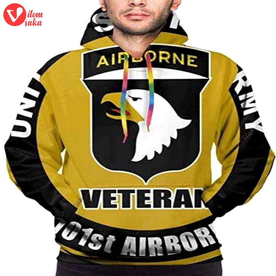 101 infantry 3d all print hoodie, zip- up hoodie