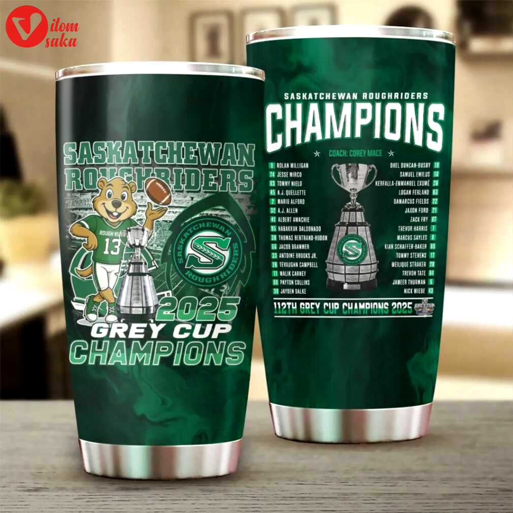 112th grey cup champions 20oz stainless steel tumbler