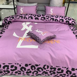 Ysl yves saint laurent luxury brand type 02 bedding sets duvet cover bedroom sets