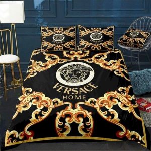 Versace 07 bedding sets duvet cover bedroom luxury brand bedding customized bedroom