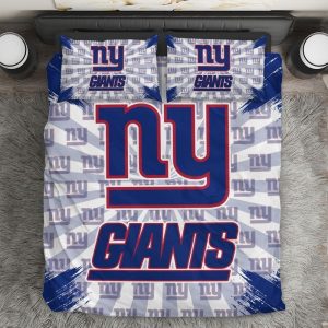 Nfl new york giants bedding set duvet cover set bedroom set nfl bedding set