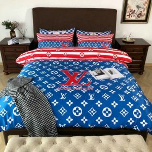 Lv type 89 bedding sets duvet cover lv bedroom sets luxury brand bedding