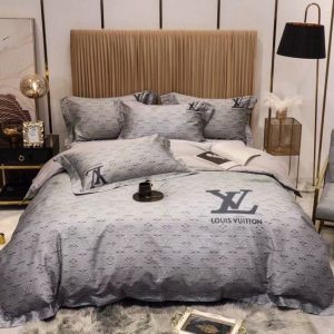 Lv type 85 bedding sets duvet cover lv bedroom sets luxury brand bedding