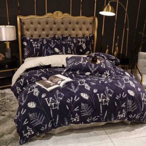Lv type 77 bedding sets duvet cover lv bedroom sets luxury brand bedding