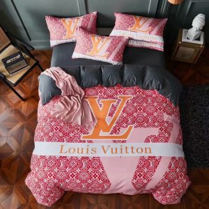 Lv type 60 bedding sets duvet cover lv bedroom sets luxury brand bedding