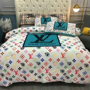 Lv type 31 bedding sets duvet cover lv bedroom sets luxury brand bedding