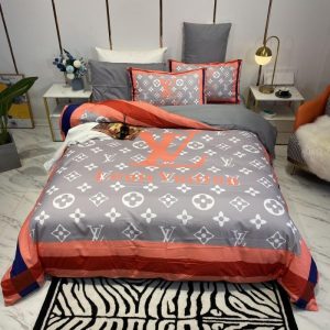 Lv type 28 bedding sets duvet cover lv bedroom sets luxury brand bedding