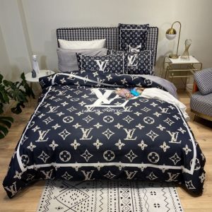 Lv type 26 bedding sets duvet cover lv bedroom sets luxury brand bedding