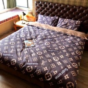 Lv type 180 bedding sets duvet cover lv bedroom sets luxury brand bedding