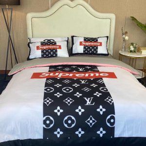 Lv sp type 08 bedding sets duvet cover lv bedroom sets luxury brand bedding