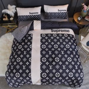 Lv sp type 07 bedding sets duvet cover lv bedroom sets luxury brand bedding