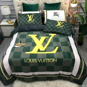 Lv 37 bedding sets duvet cover bedroom luxury brand bedding customized bedroom