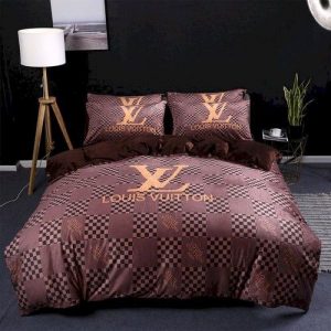 Lv 36 bedding sets duvet cover bedroom luxury brand bedding customized bedroom