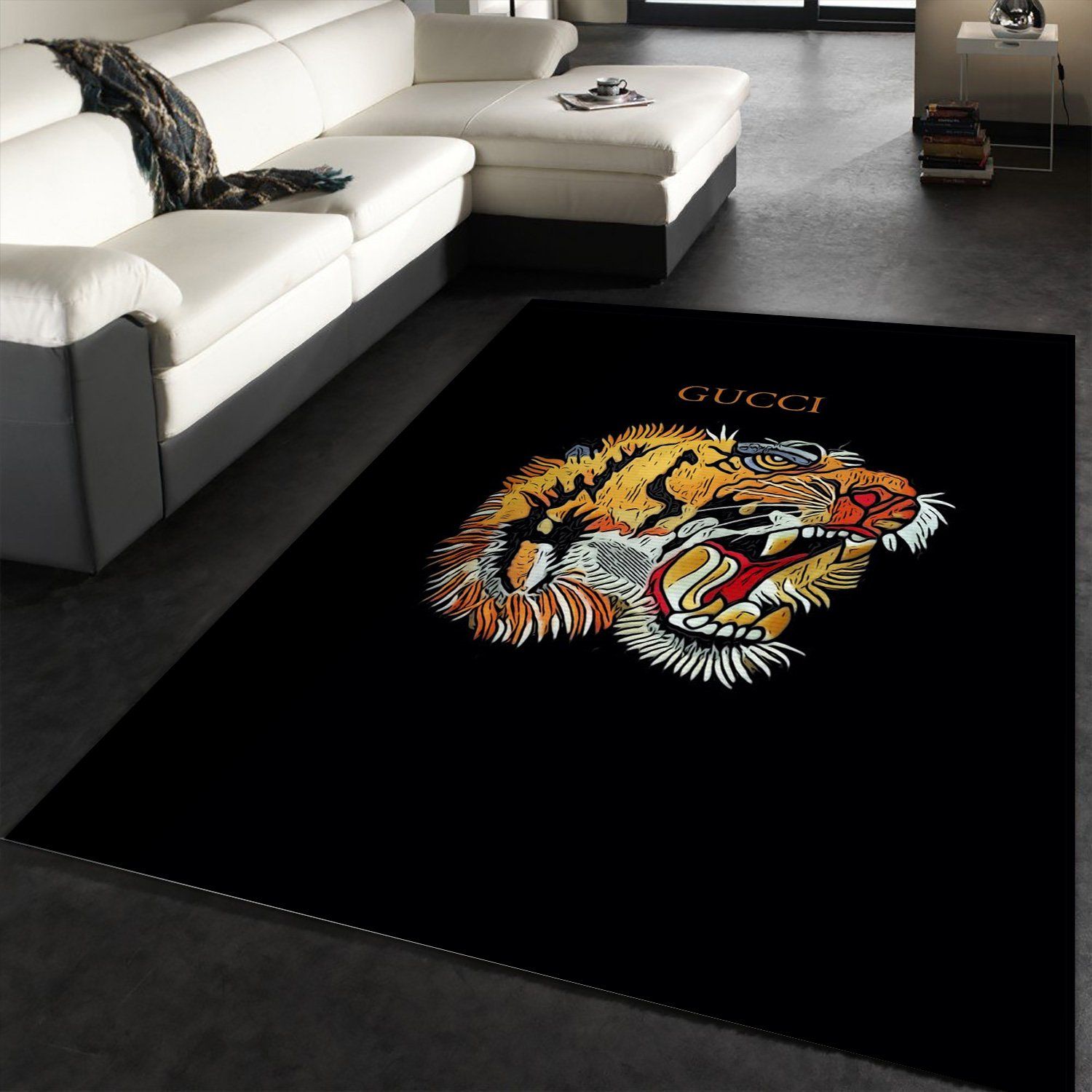 Gucci area rug living room rug floor decor home decor #Rug#carpet#Homedecor