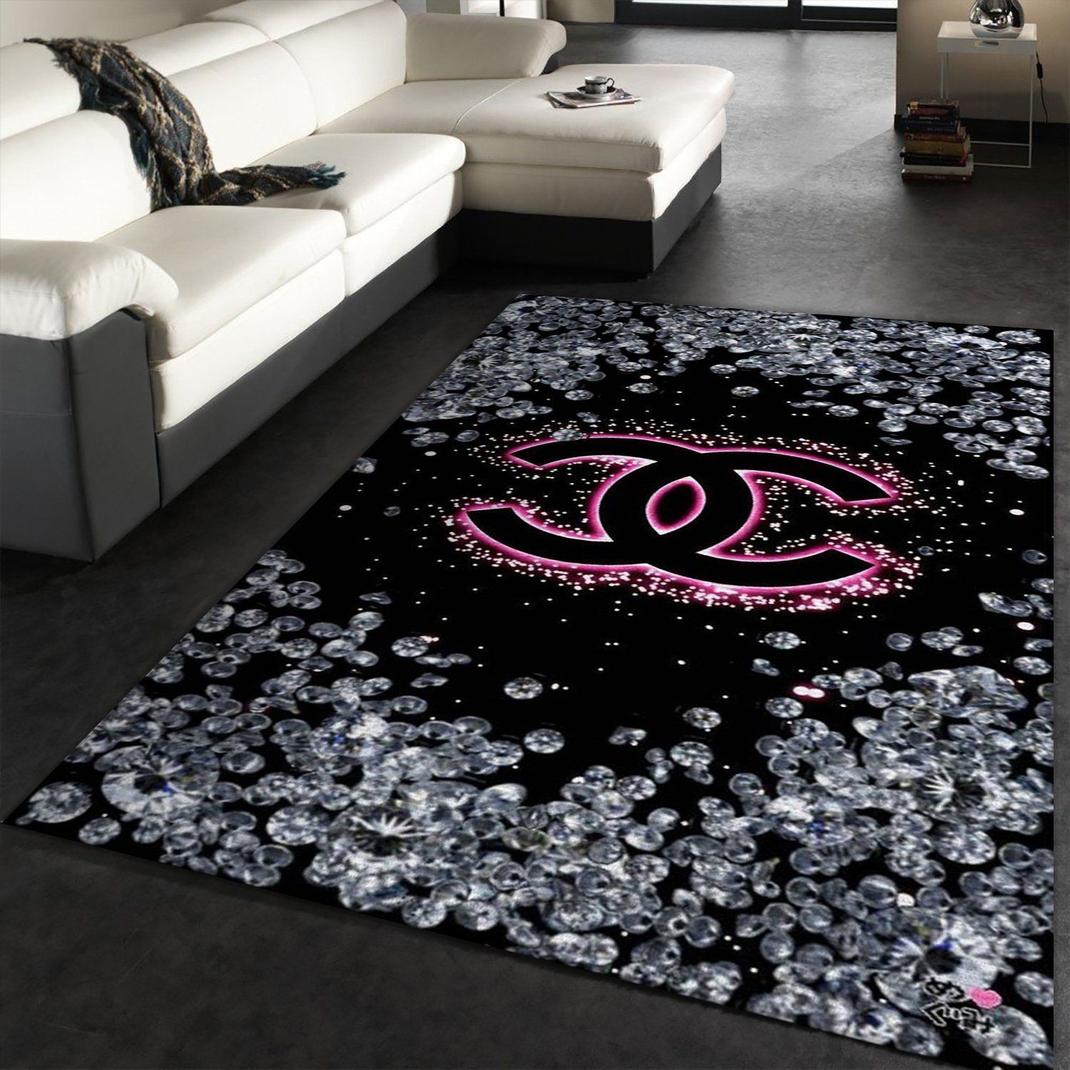 Chanel area rugs living room carpet fn061223 local brands floor decor the us decor #Rug#carpet#Homedecor