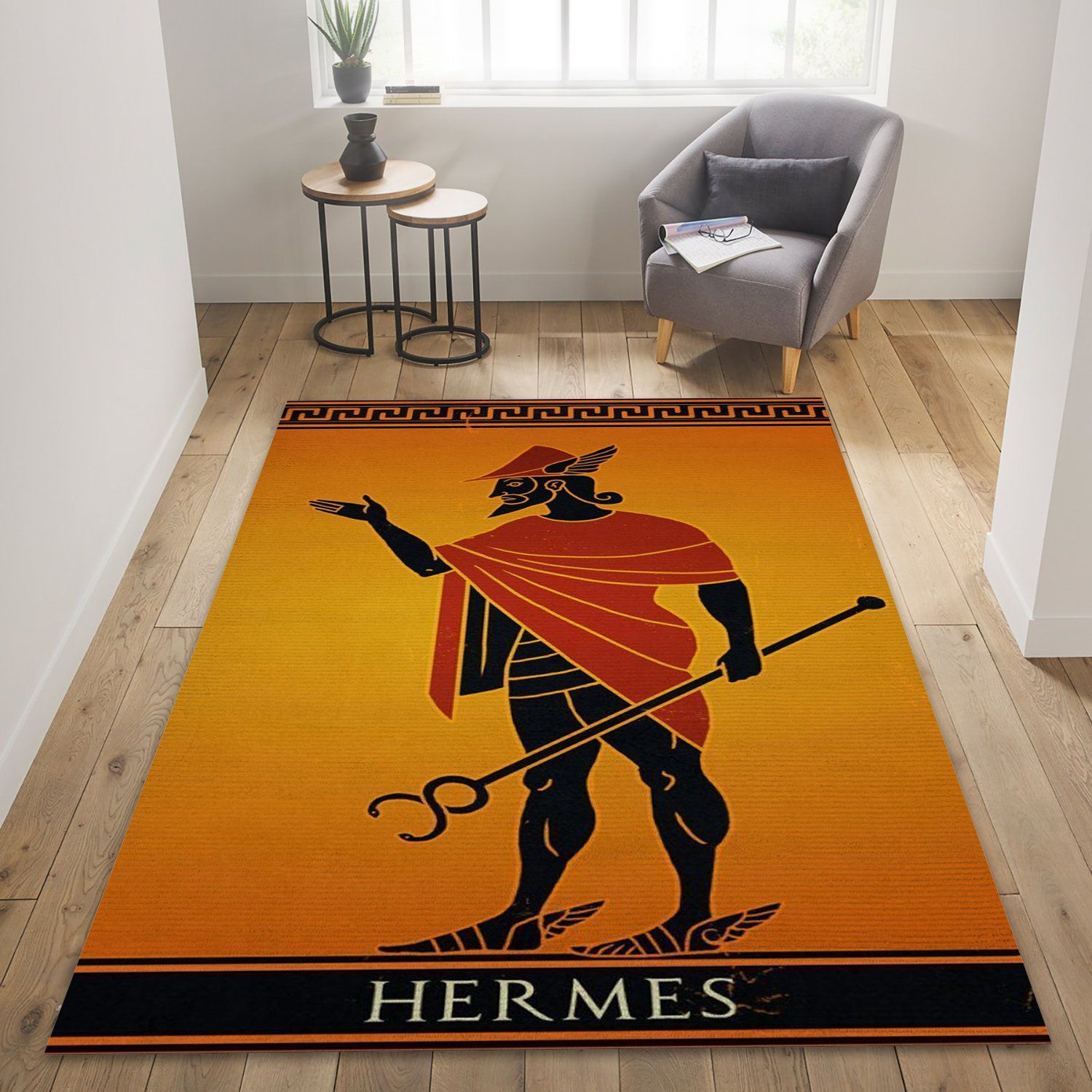 Hermes ver15 rug living room and bed room rug  floor us decor