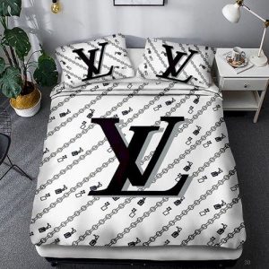 Lv 28 bedding sets duvet cover bedroom luxury brand bedding customized bedroom