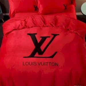 Lv 21 bedding sets duvet cover bedroom luxury brand bedding customized bedroom