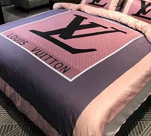 Lv 20 bedding sets duvet cover bedroom luxury brand bedding customized bedroom