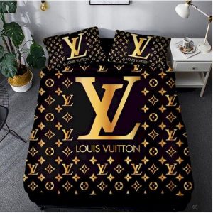 Lv 11 bedding sets duvet cover bedroom luxury brand bedding customized bedroom