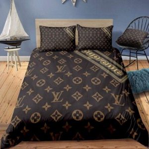 Lv 06 bedding sets duvet cover bedroom luxury brand bedding customized bedroom