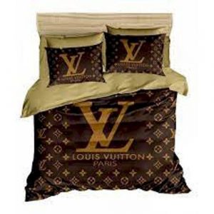 Lv 03 bedding sets duvet cover bedroom luxury brand bedding customized bedroom
