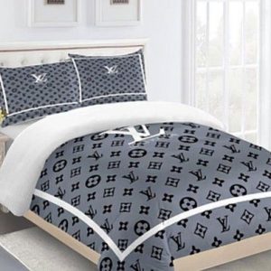 Lv 02 bedding sets duvet cover bedroom luxury brand bedding customized bedroom
