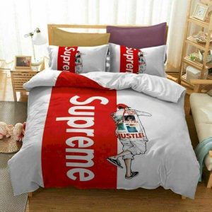 Luxury lv supreme bedding sets duvet cover bedroom luxury brand bedding customized bedroom