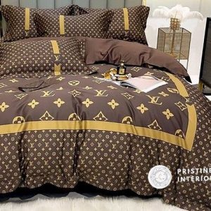 Luxury lv bedding set 2 duvet cover and 2 pillow covers
