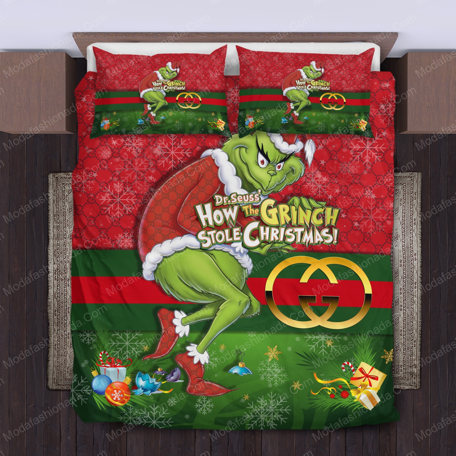 How the grinch stole christmas bedding sets