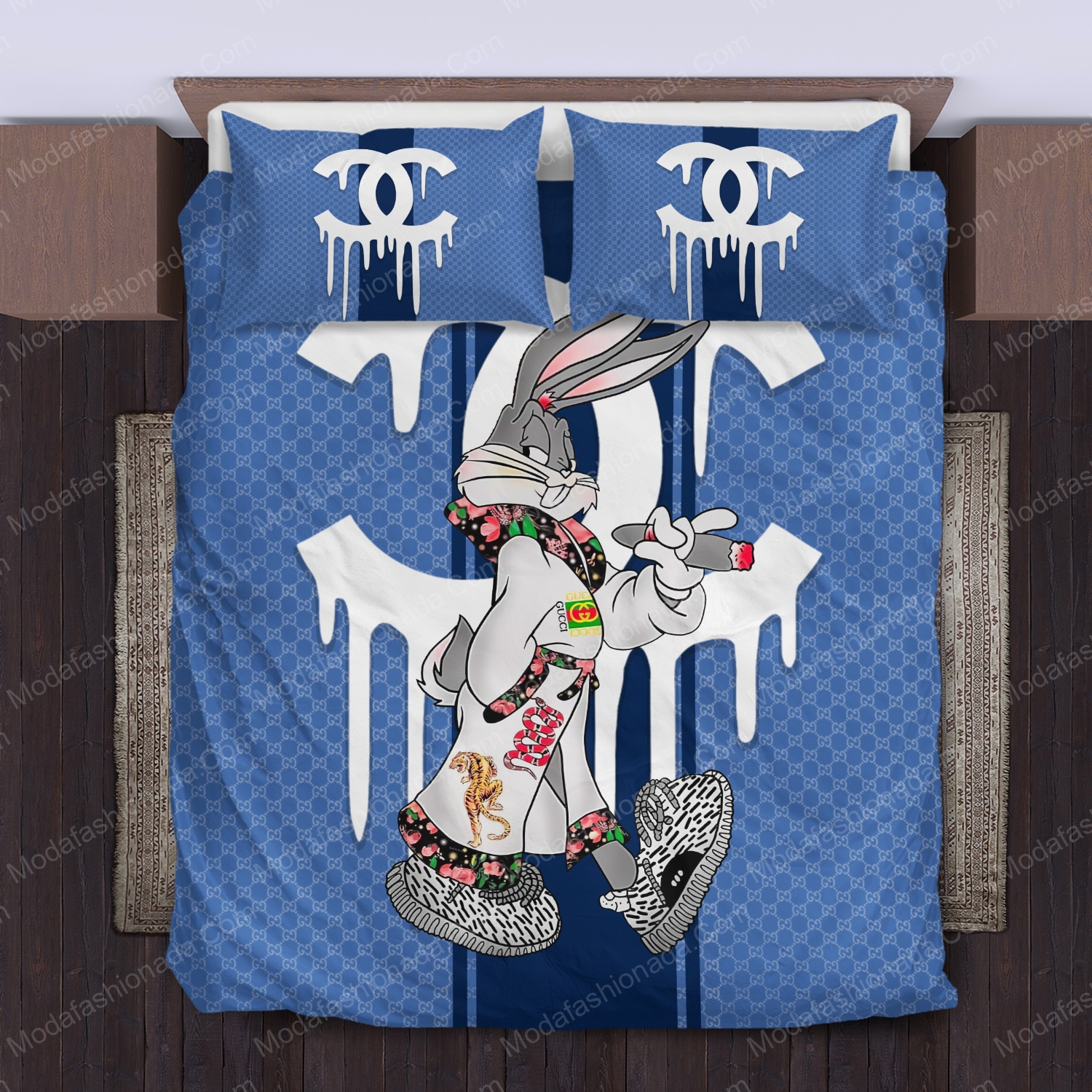 Bugs bunny gucci bedding sets type 20