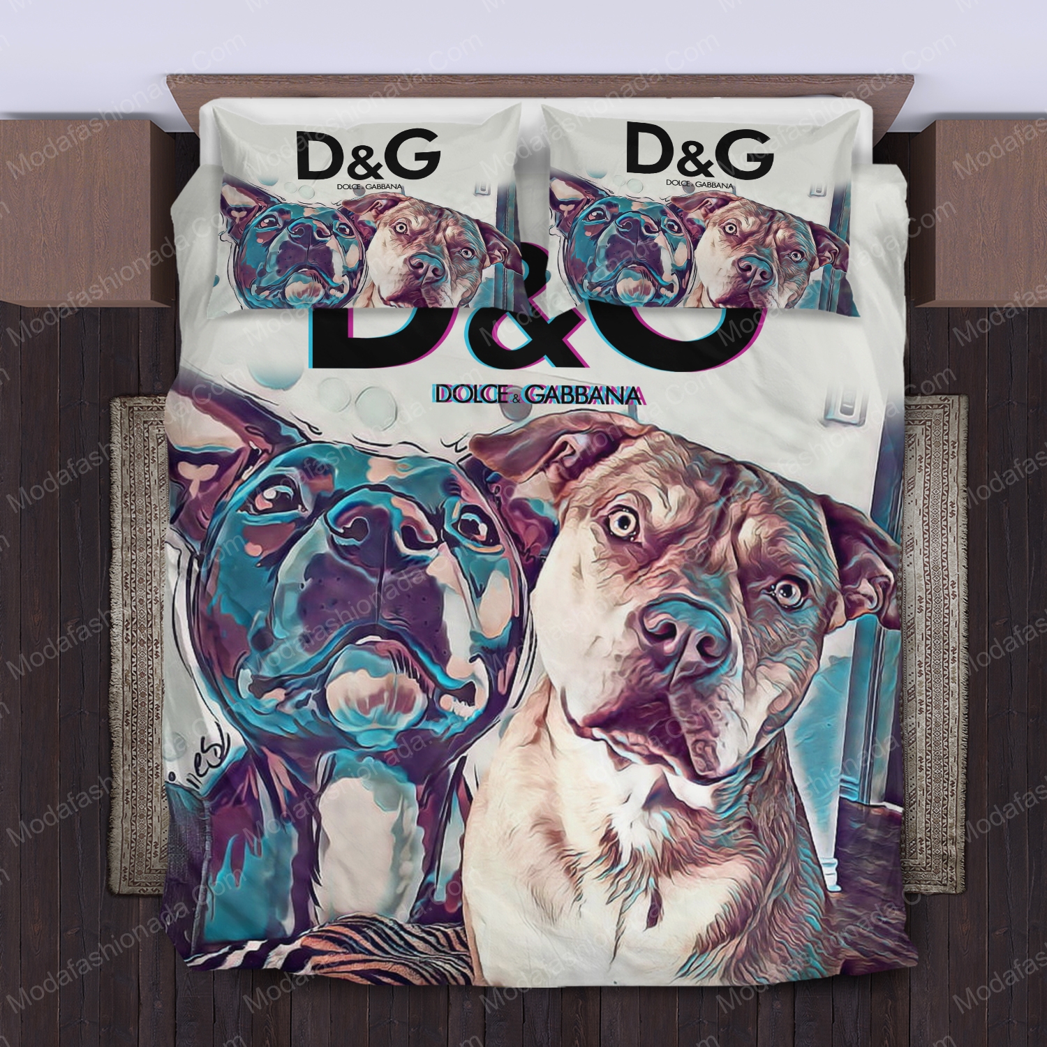 Pitbull dolce & gabbana bedding sets