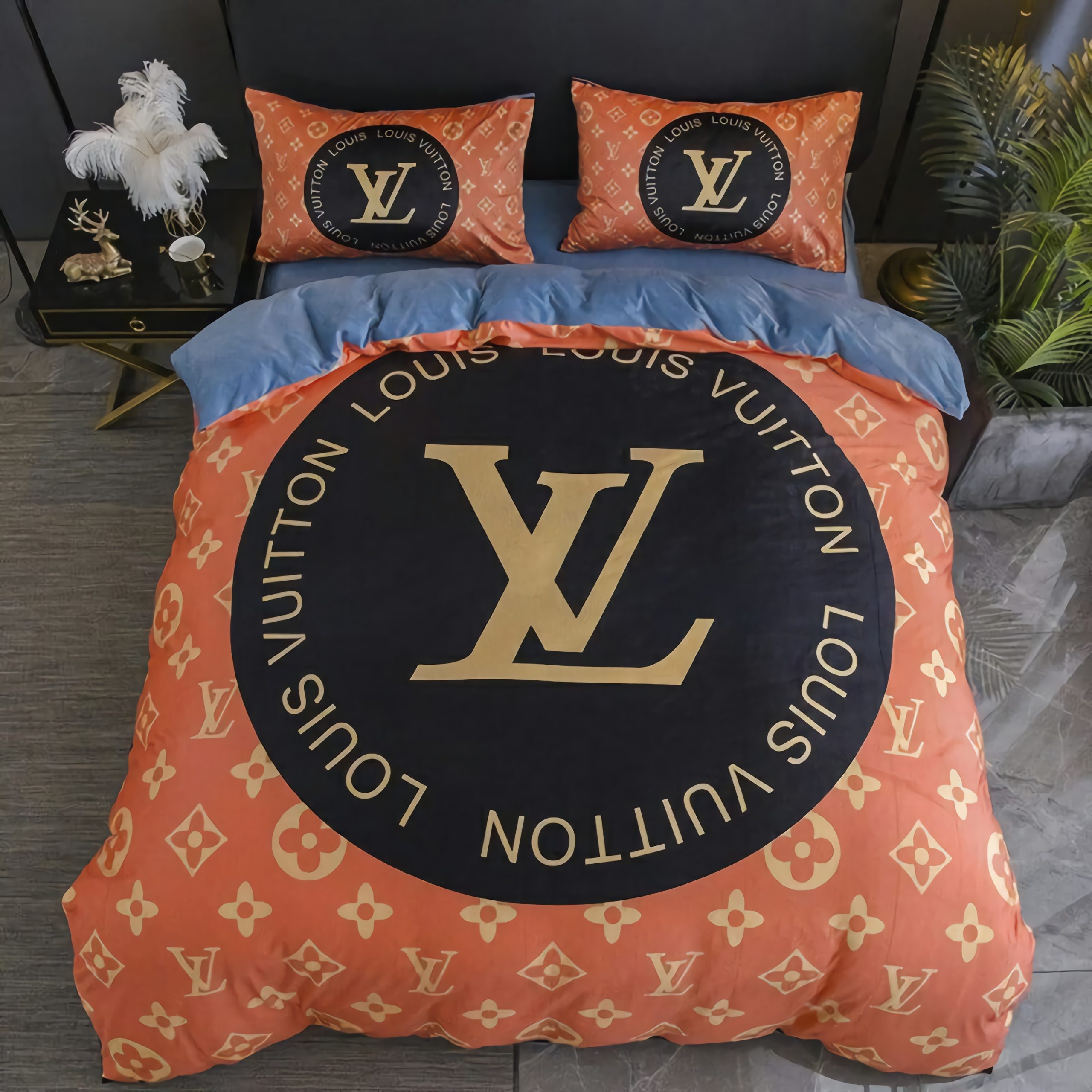 Louis vuitton luxury brands 28 bedding set