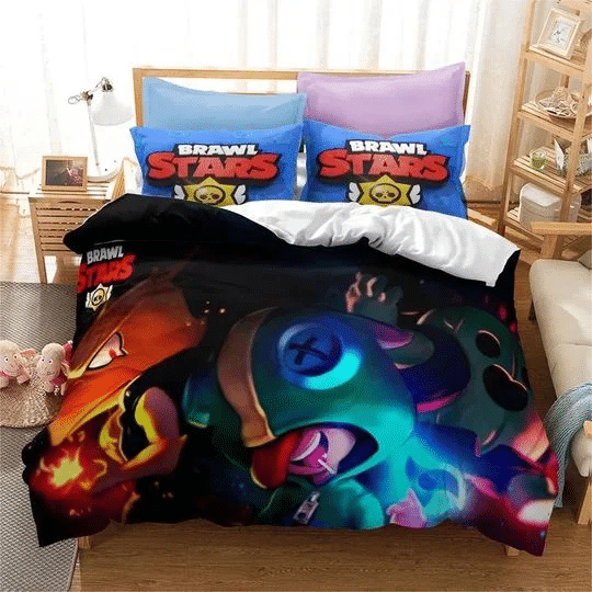 Brawl stars duvet quilt bedding set