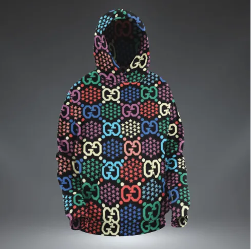 Gucci colorful hoodie luxury brand hoodie for men  outfit for men and women VTSK-Luxury hoodie