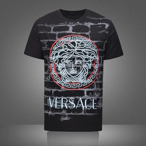 Versace medusa black wall luxury brand premium t-shirt outfit for men women #tshirt#clothes#outfit