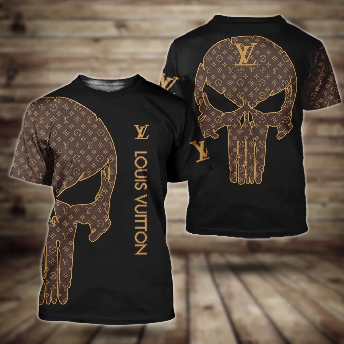 Louis vuitton punisher luxury brand t-shirt outfit for men women #tshirt#clothes#outfit