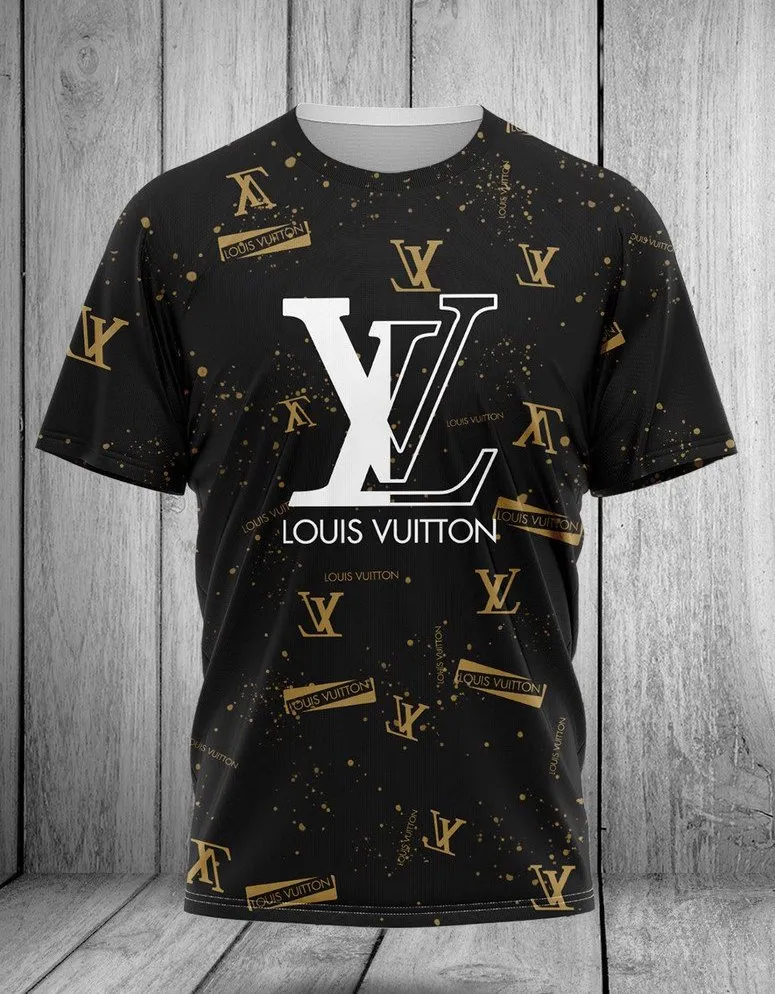 Louis vuitton new black luxury brand t-shirt outfit for men women #tshirt#clothes#outfit
