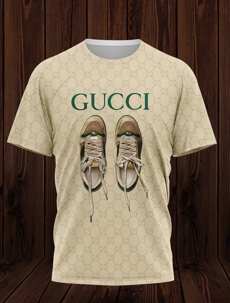 Gucci shoes beige luxury brand t-shirt outfit for men women #tshirt#clothes#outfit